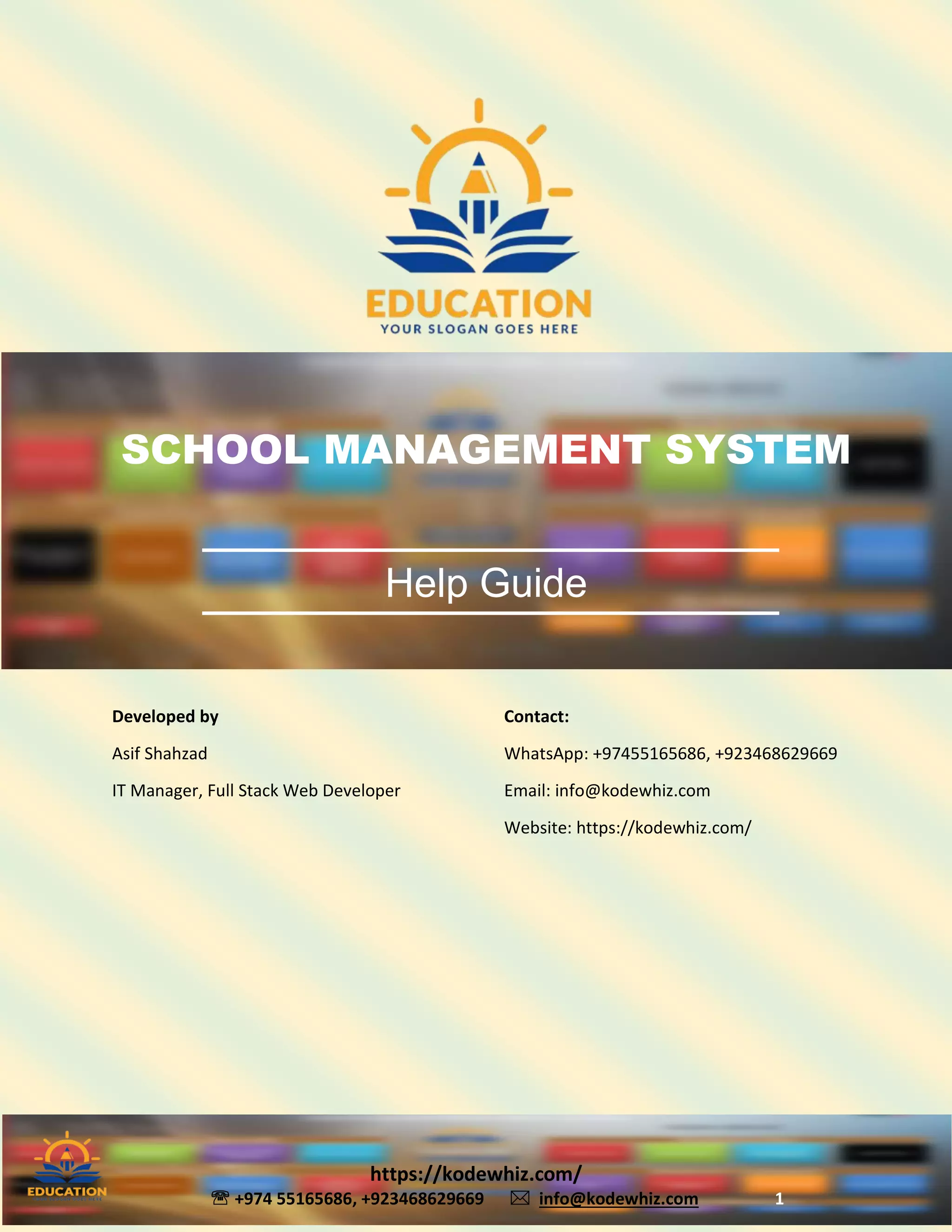 School Management System Pdf School Management System Pdf