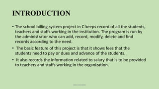 School billing system software | PPT