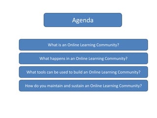 Building an Online Learning Community | PPTX