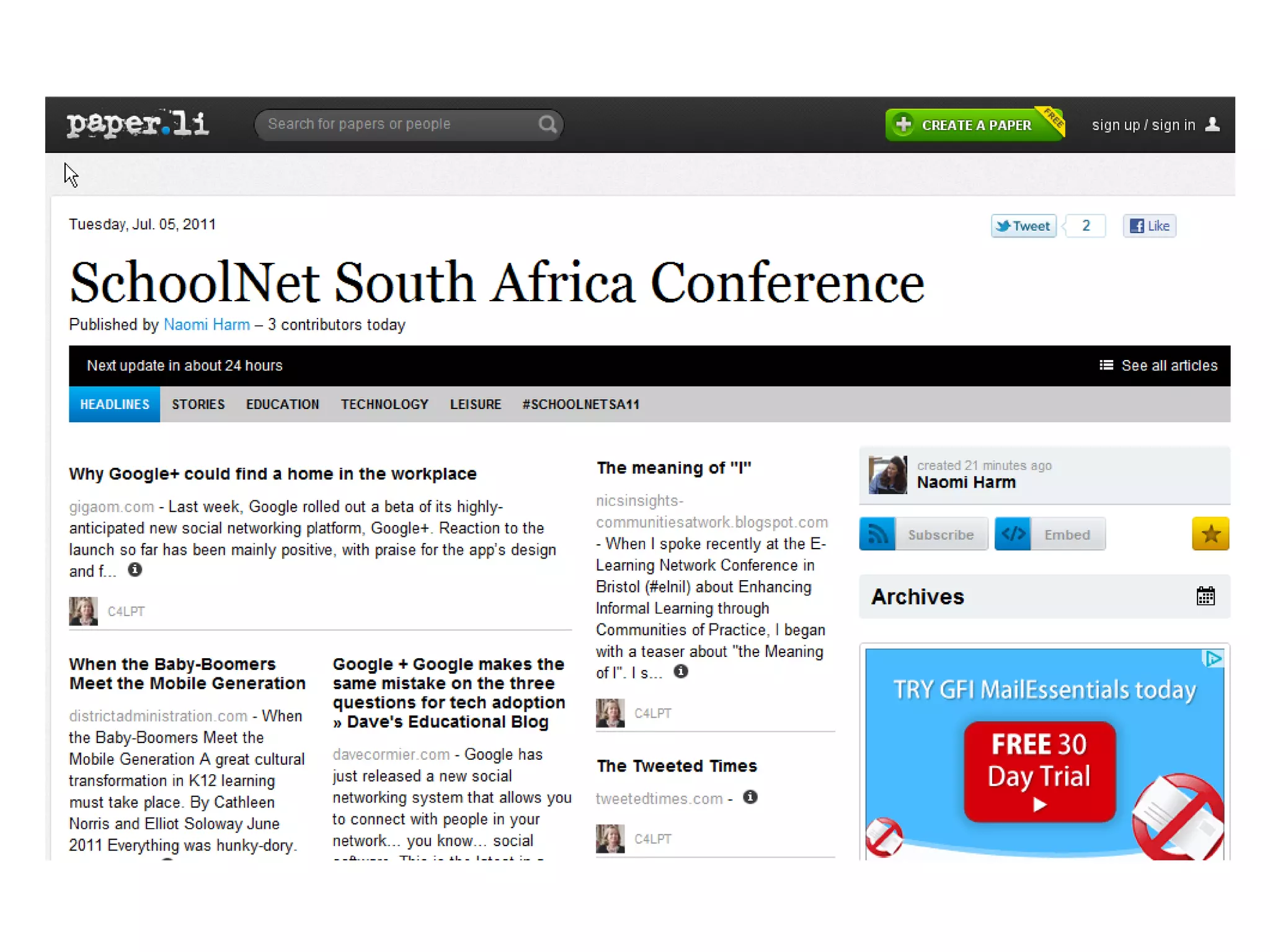 Thinking differently ABOUT PROFESSIONAL DEVELOPMENT23