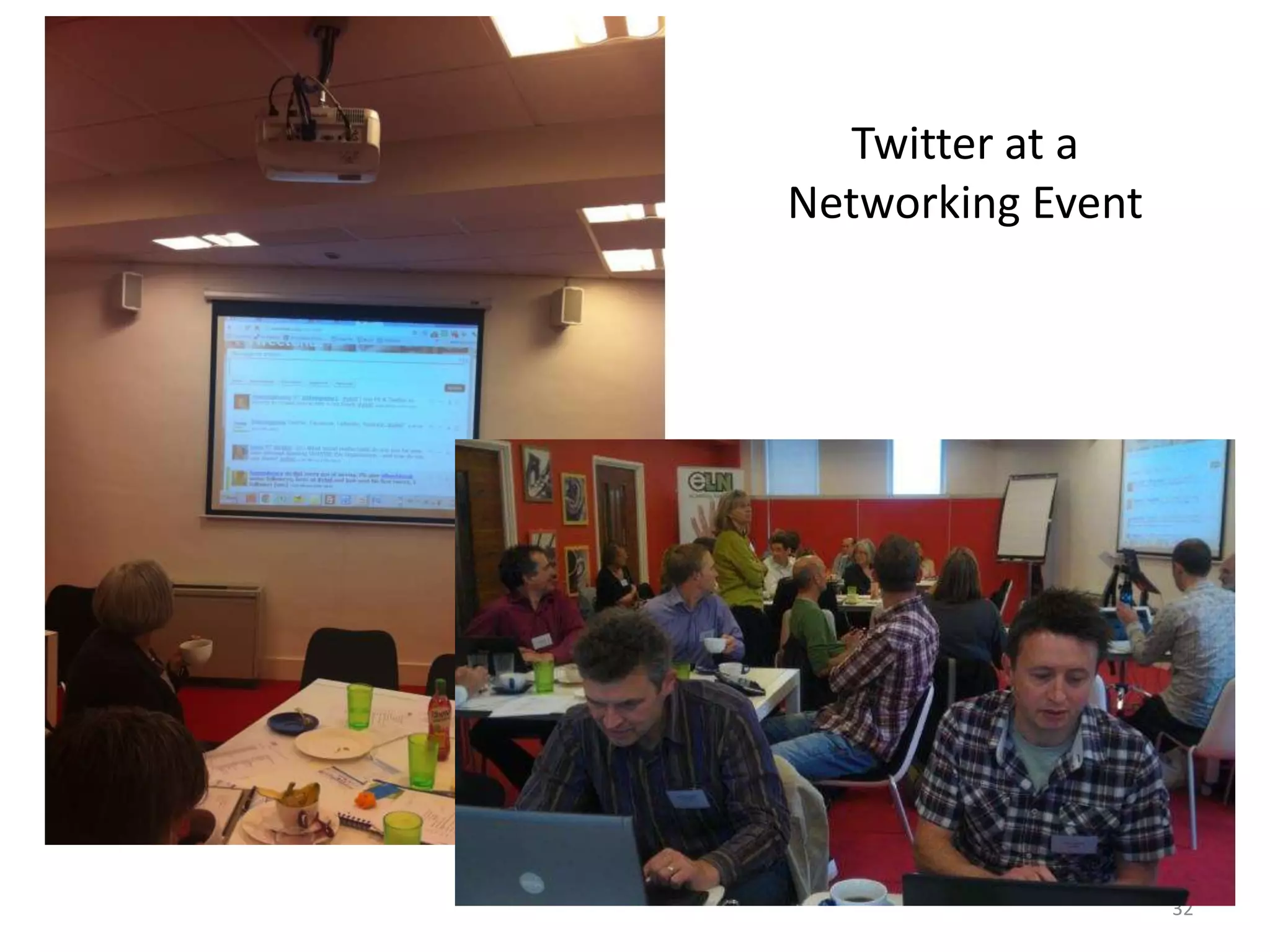 IMPROVING PRODUCTIVITYFINDING & USING CONTENTFinding content Personal productivityTeamproductivityKeeping up to date with new content 30 ways  to use social media to work and learn smarterSharing links, resources & ideasCo-creating content JOINING & BUILDING NETWORKS & COMMUNITIESCREATING & SHARINGCONTENT