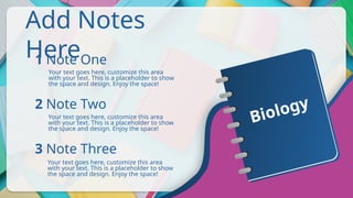 School Notebook Presentation for ESL Teachers Template | PPTX
