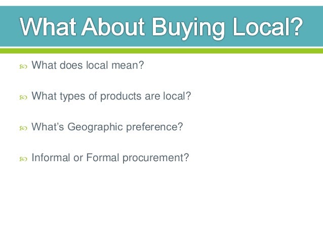 what is a geographic preference