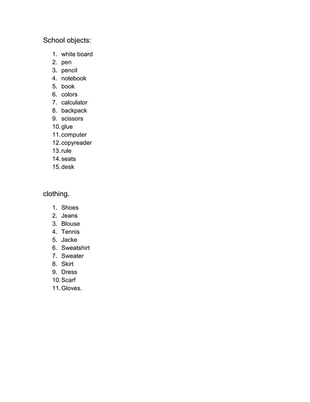 School Objects PDF school-objects-pdf