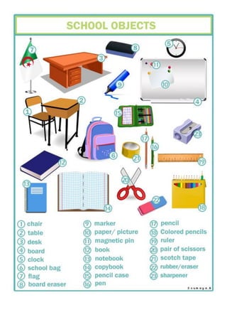 School objects | PDF