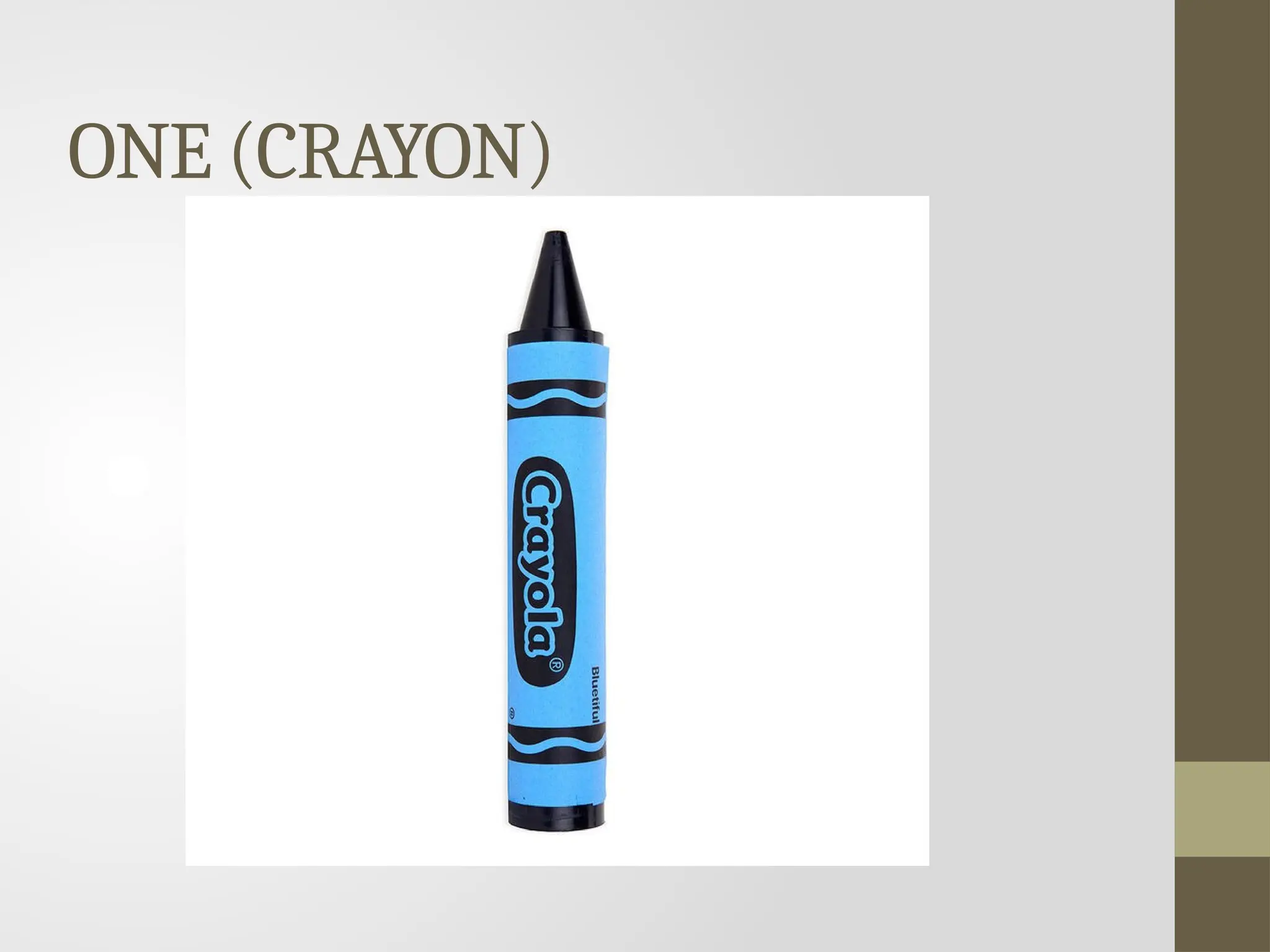 ONE (CRAYON)