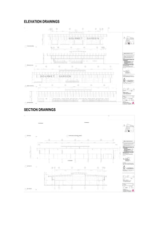 ELEVATION DRAWINGS
SECTION DRAWINGS
 