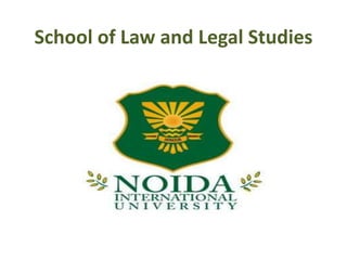 School of Law and Legal Studies
 