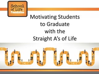 Motivating Students to Graduate with the Straight A’s of Life  