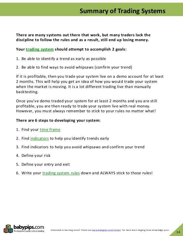 Create your own trading system