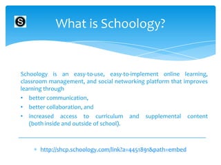 Schoology PPT