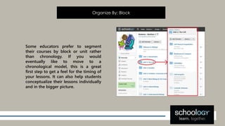 Schoology as a Learning Space | PPTX