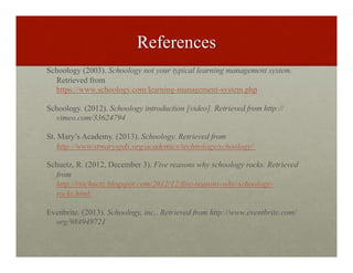 Schoology Workshop Presentation