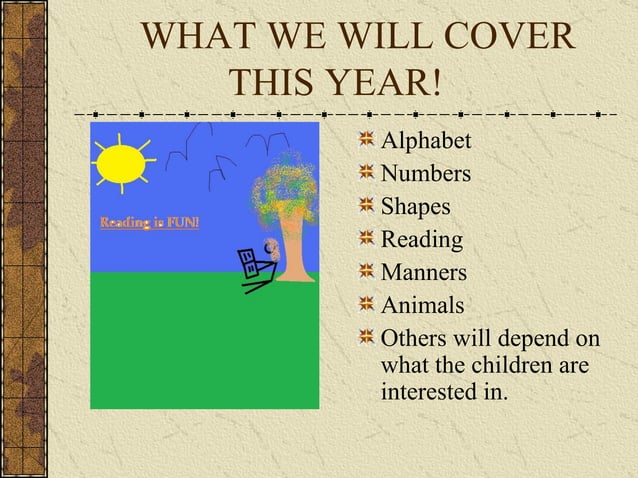 School Open House Grade Preschool Ppt