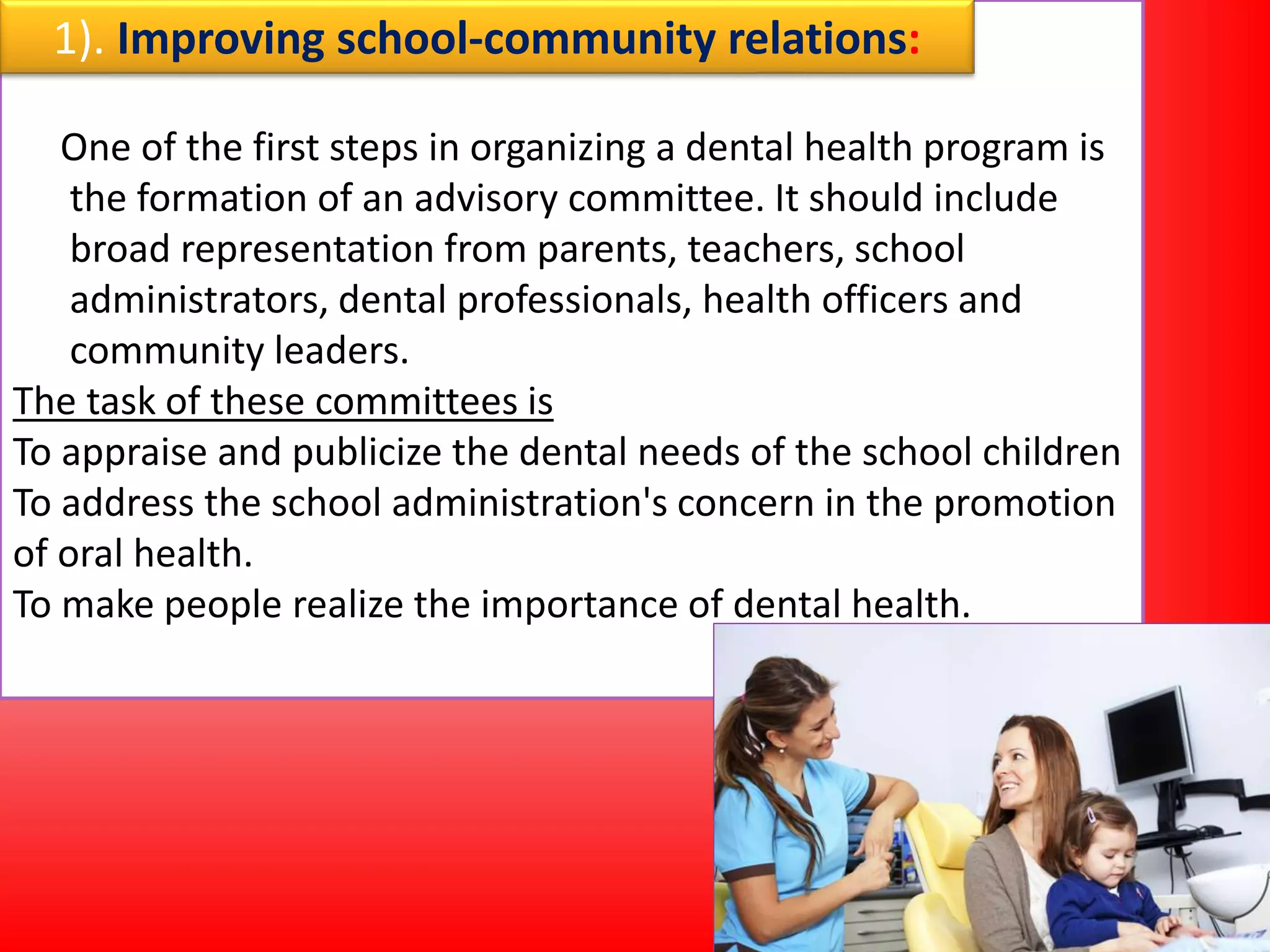 School oral health program | PPTX