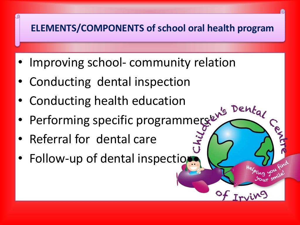 School oral health program