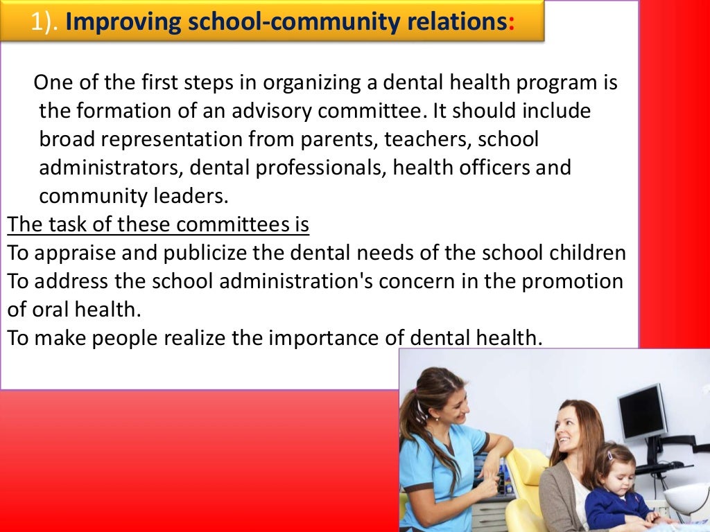 School oral health program