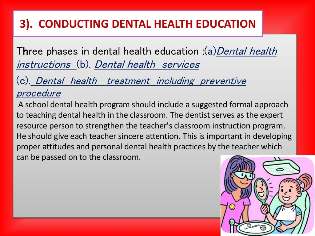 School oral health program