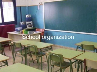 1
School organization
 