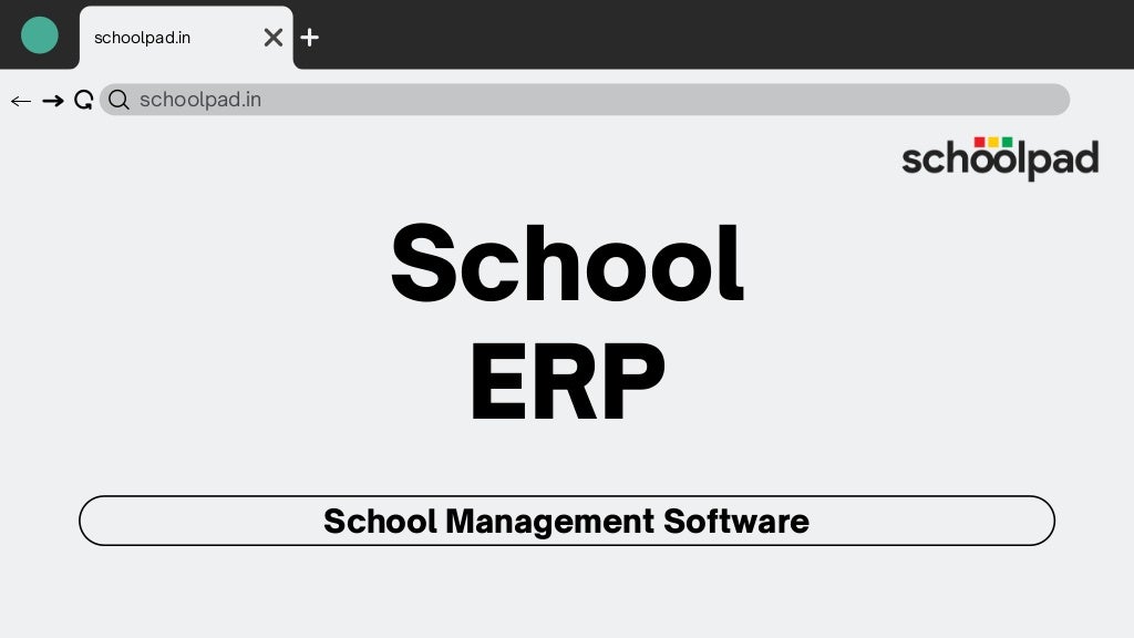 Schoolpad erp ppt