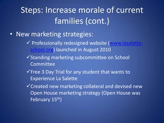 Incentive program for current families that bring in a new students