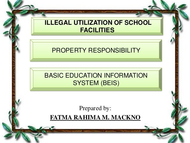 School Plant And Facilities