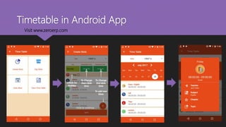 Timetable management software | PPTX