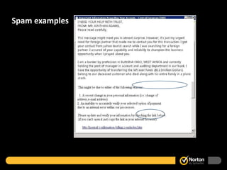 Spam examples 