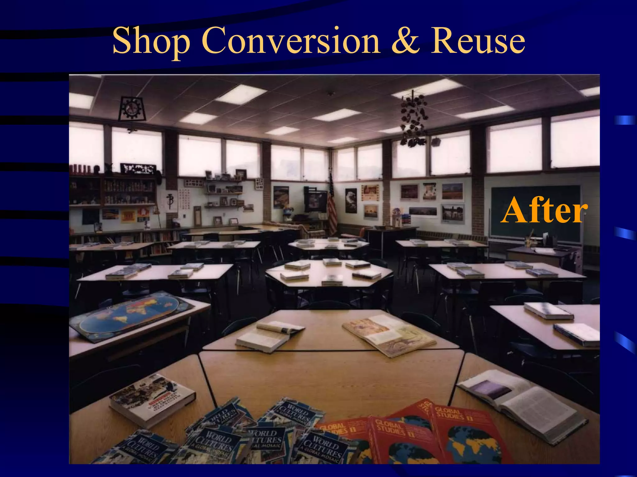 Shop Conversion & Reuse Before After 