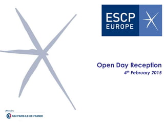 Open Day Reception
4th February 2015
 