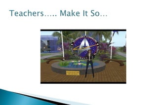 This is my avatar in Second Life at the Star Trek Museum 