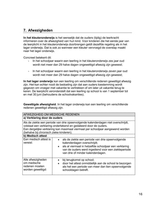 Schoolreglement 2011 2012