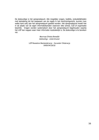 Schoolreglement 2011 2012