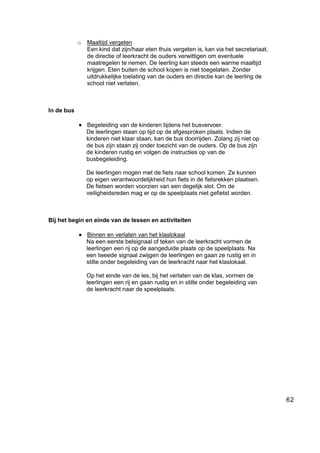 Schoolreglement 2011 2012