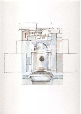 Wall Fountain in Castiglione Fiorentino