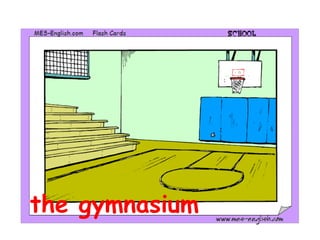 the gymnasium
 