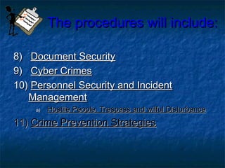 School safety and security management | PPT