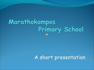 A short presentation
 