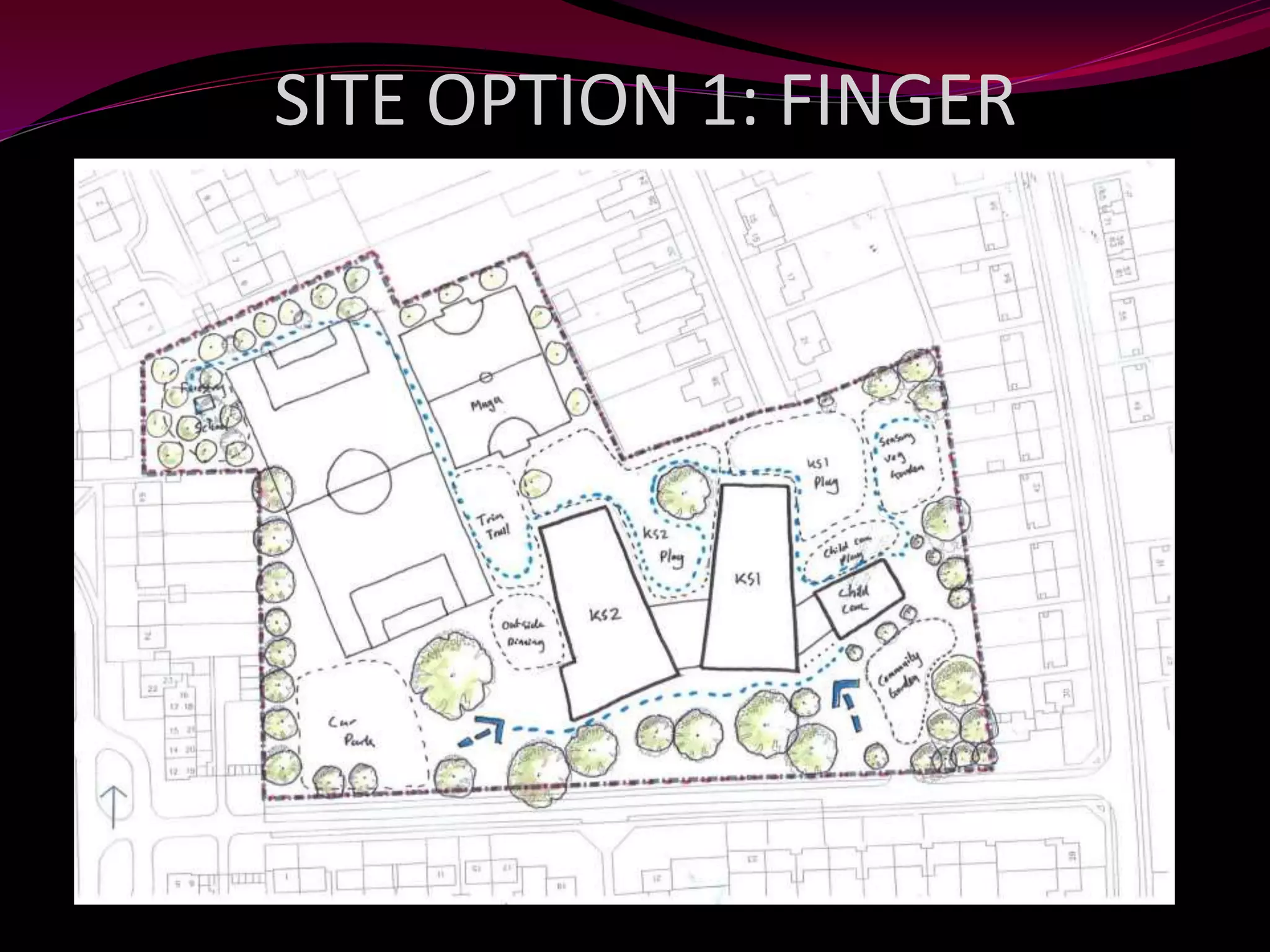 SITE OPTION 1: FINGER
 