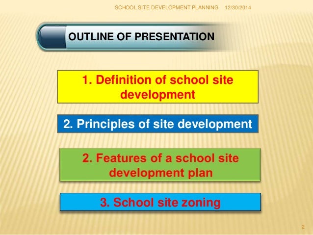 school site development plan ppt