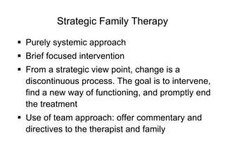 Schools of family therapy.ppt