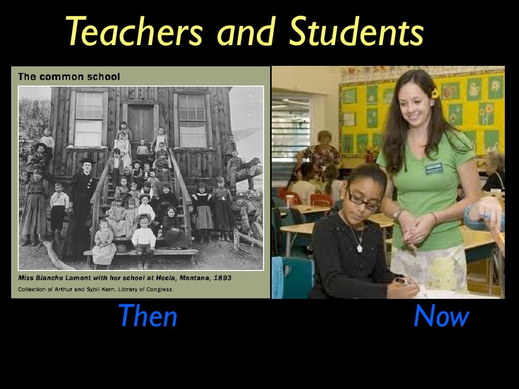Schools then and now
