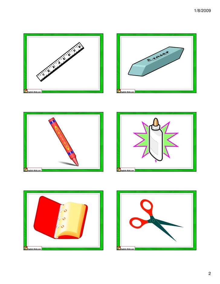 School supplies...