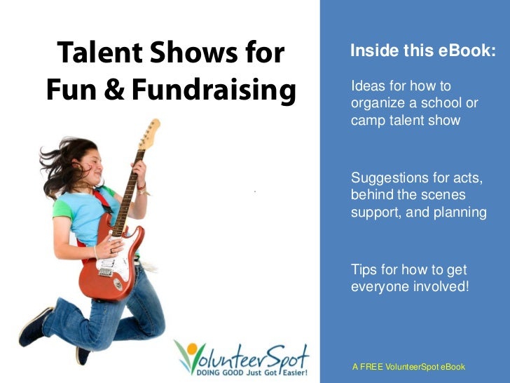 School Talent Shows For Fun And Fundraising