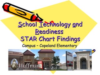 S chool  T echnology  a nd  R eadiness  STAR Chart Findings Campus – Copeland Elementary 