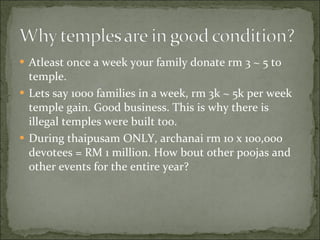 School temple in Malaysia