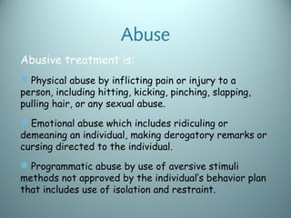 School training module eighteen, safety and autism | PPT