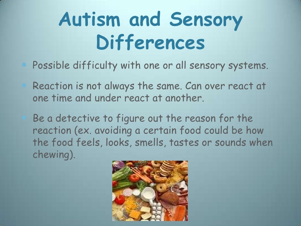Autism and Sensory Differences