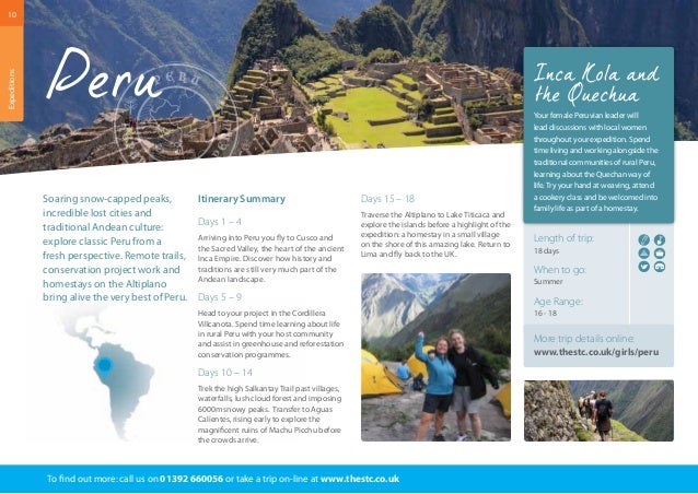 peru travel brochures