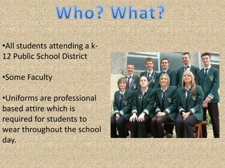 Who? What? All students attending a k-12 Public School District